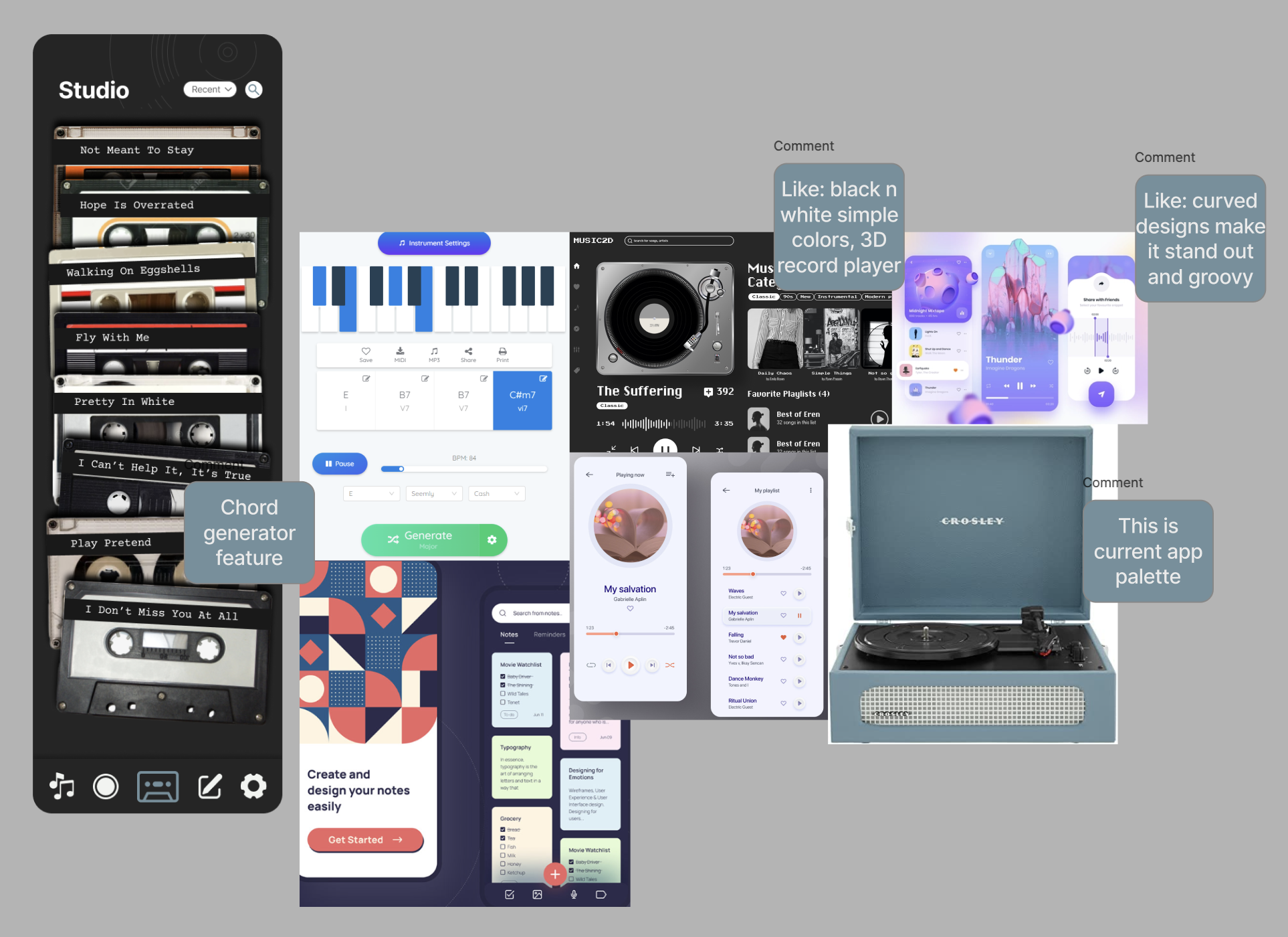 Chordio Moodboard in Figma